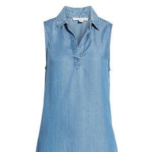 Chambray Shirt Dress